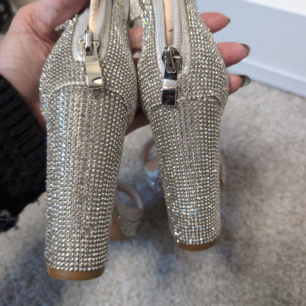 Sparkling Rhinestone Platform Heels Formal - Picture 5 of 5